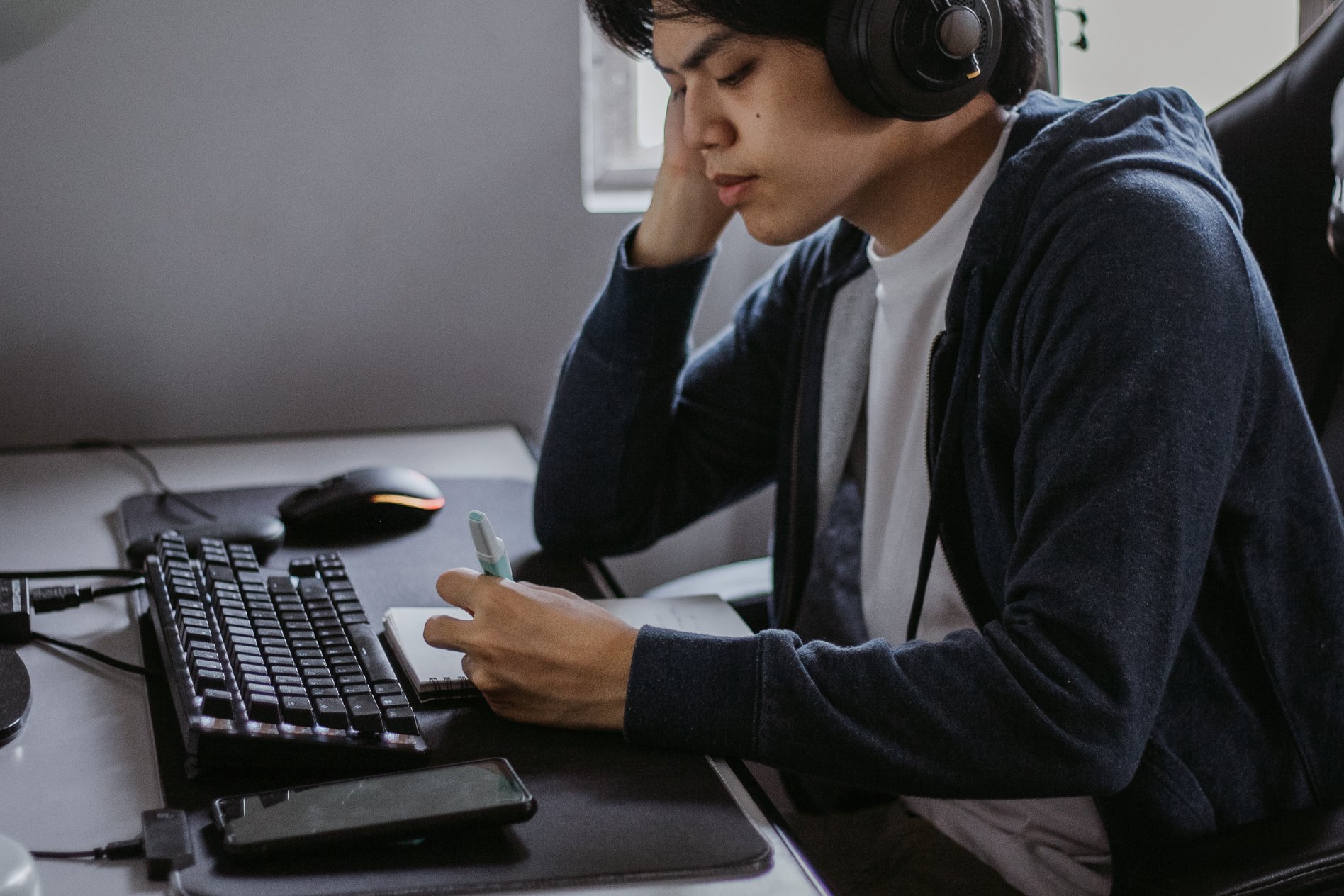 Student during Online Close